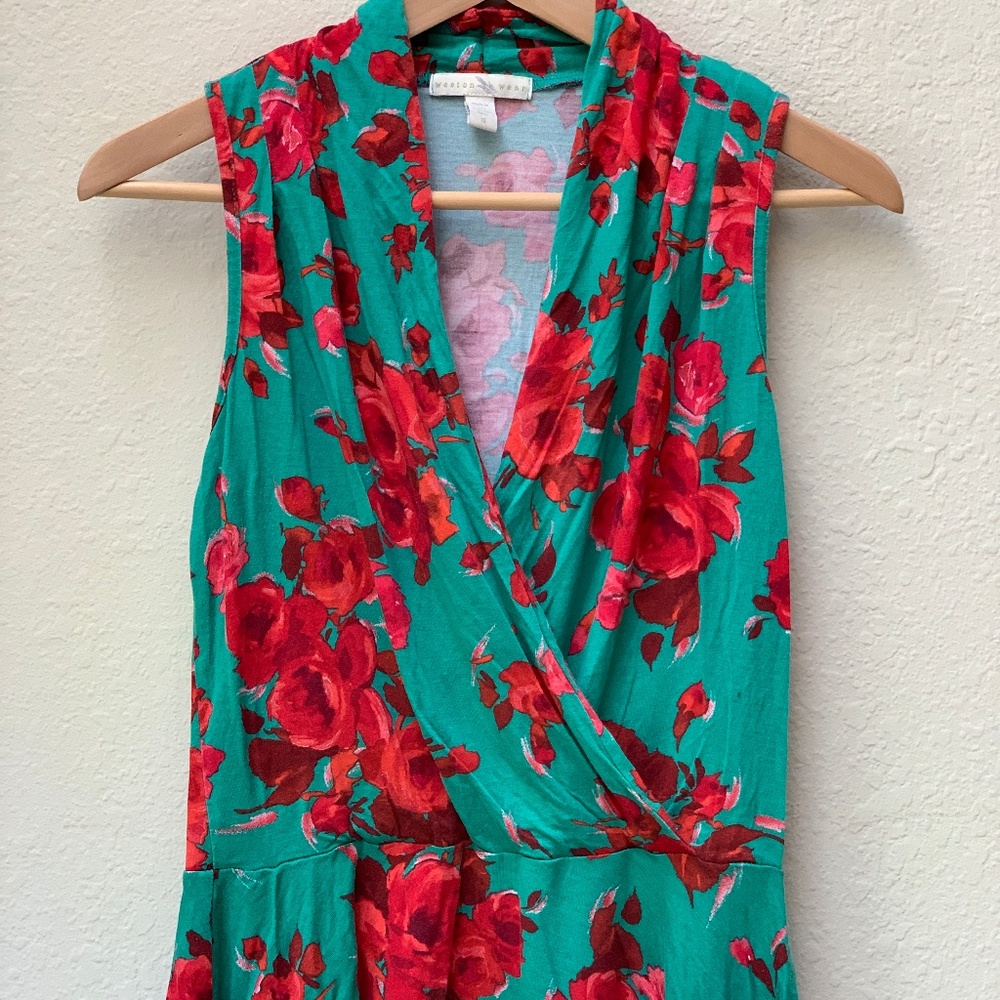 Anthropologie Weston Wear Hip Peplum Floral Tank